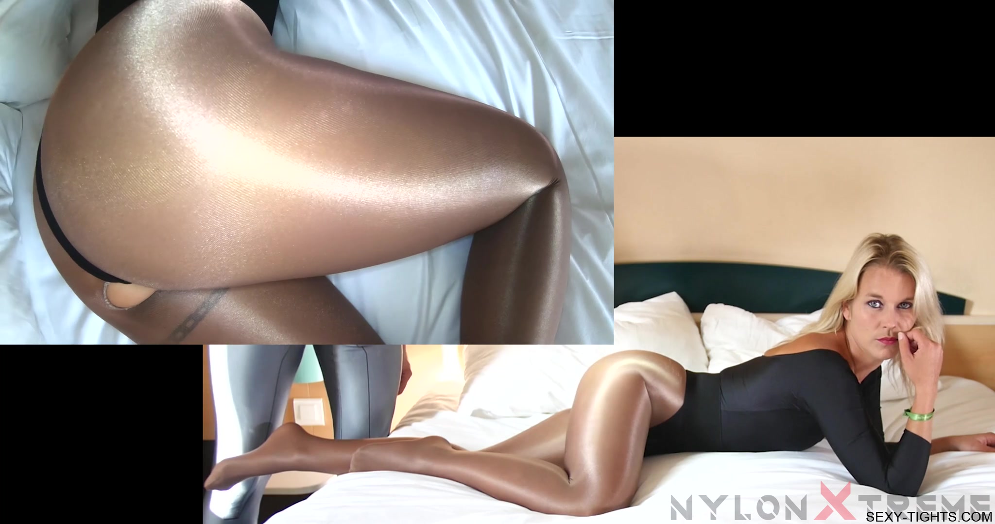 156 Naomie Loup Shinny Pantyhose Leotard - Sex Movies Featuring Sexy Tights