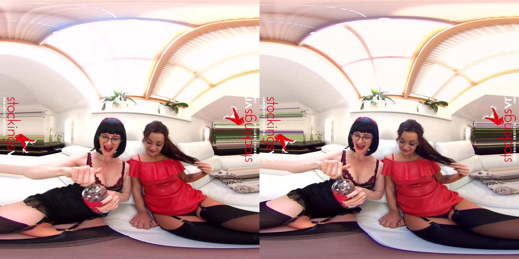Daphne Klyde & Naughty Julia in I Fuck A Russian Whore - FFStockings