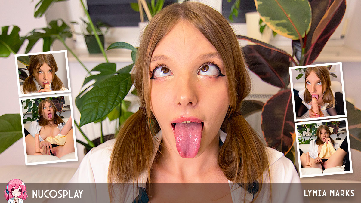 Lymia Marks Fucks Her Creamy Pussy In Uniform - NuCosplay