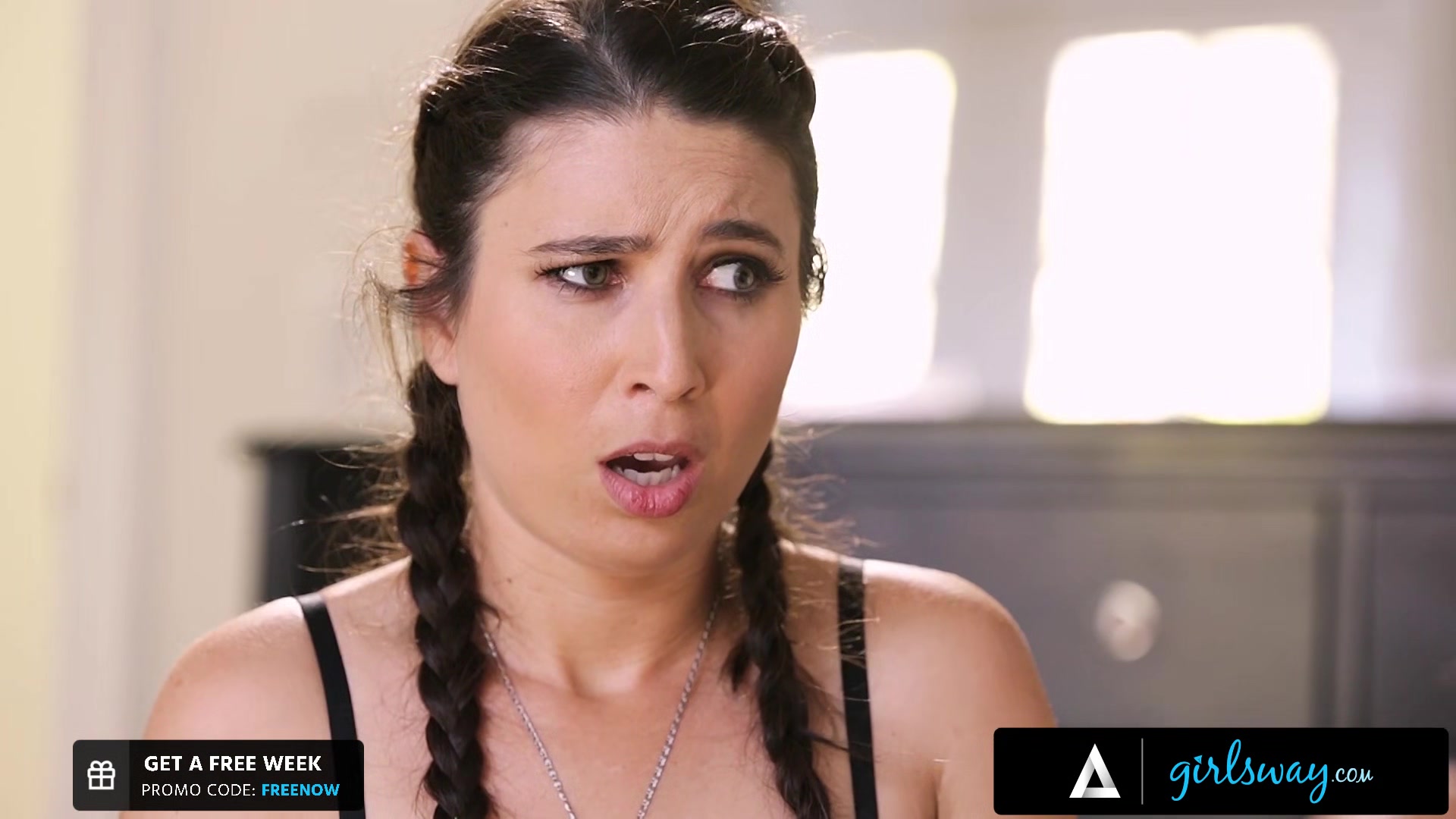 GIRLSWAY - She Tries To Compel Goddesses From Her Bestie's Body But Has Her Pussy Destroyed Instead
