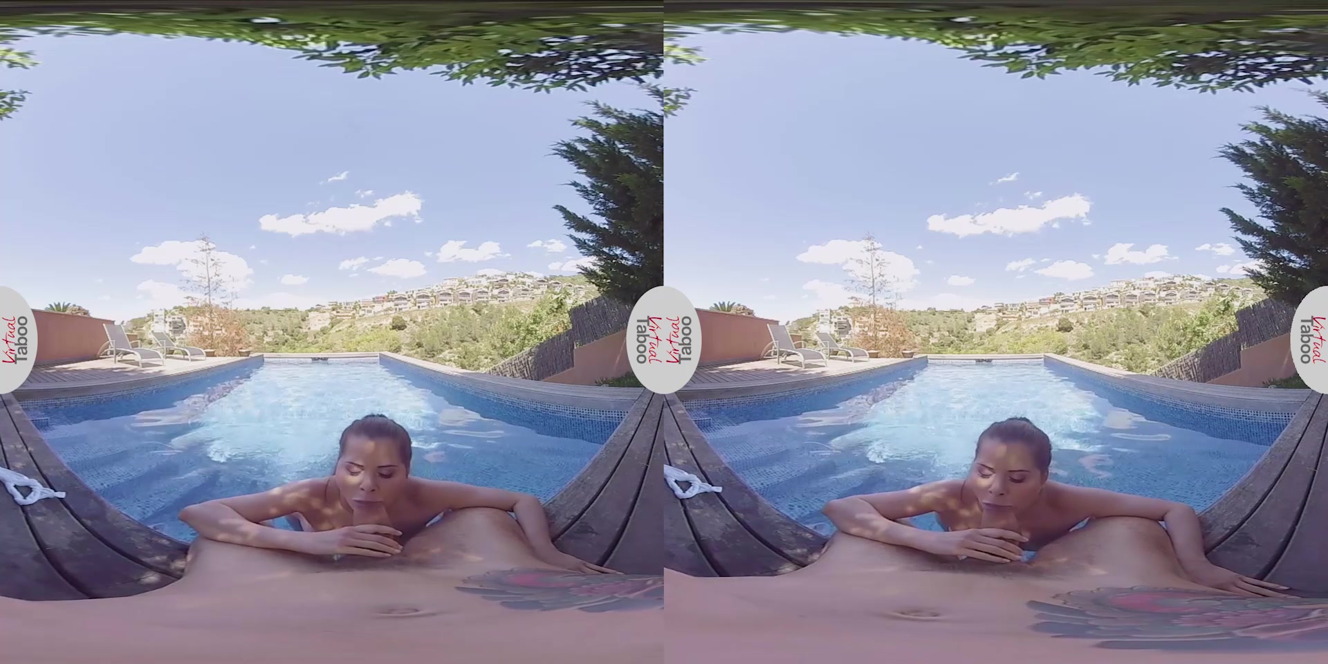 Poolside Story with Little Step sister