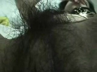 Hairy Asian pussy gets fucked really hard and facialized
