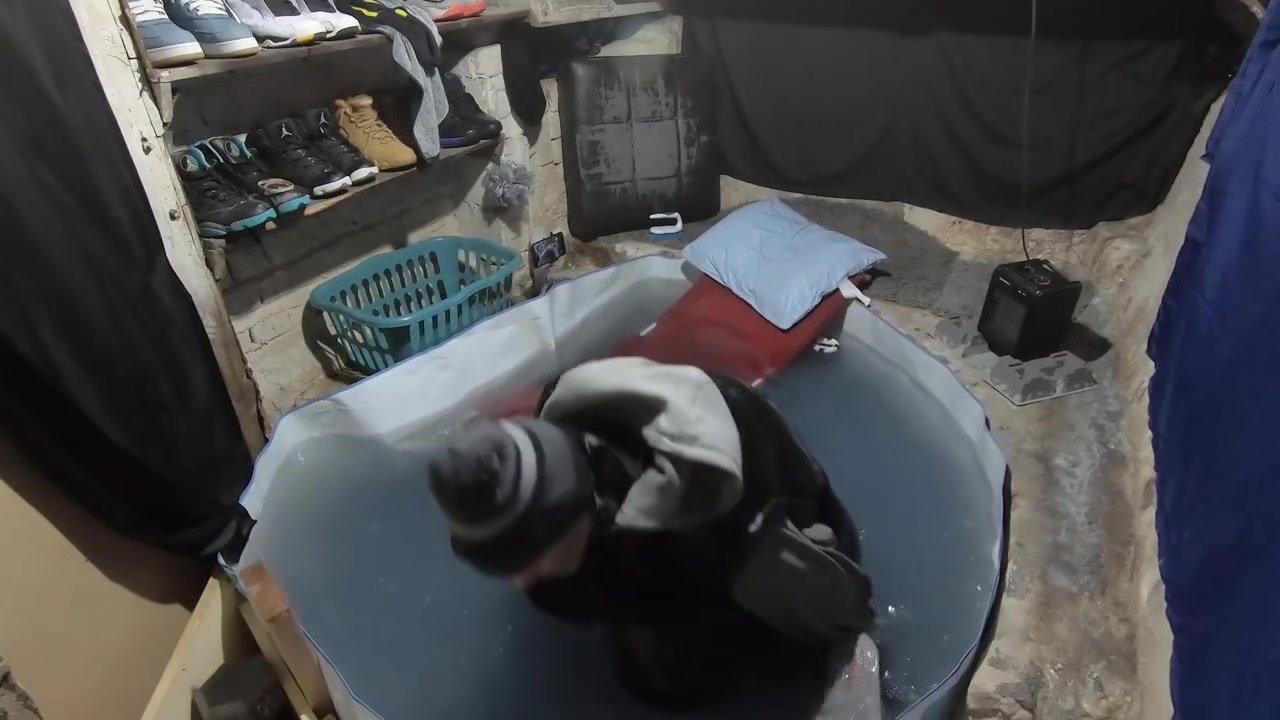 Wet skater boy david