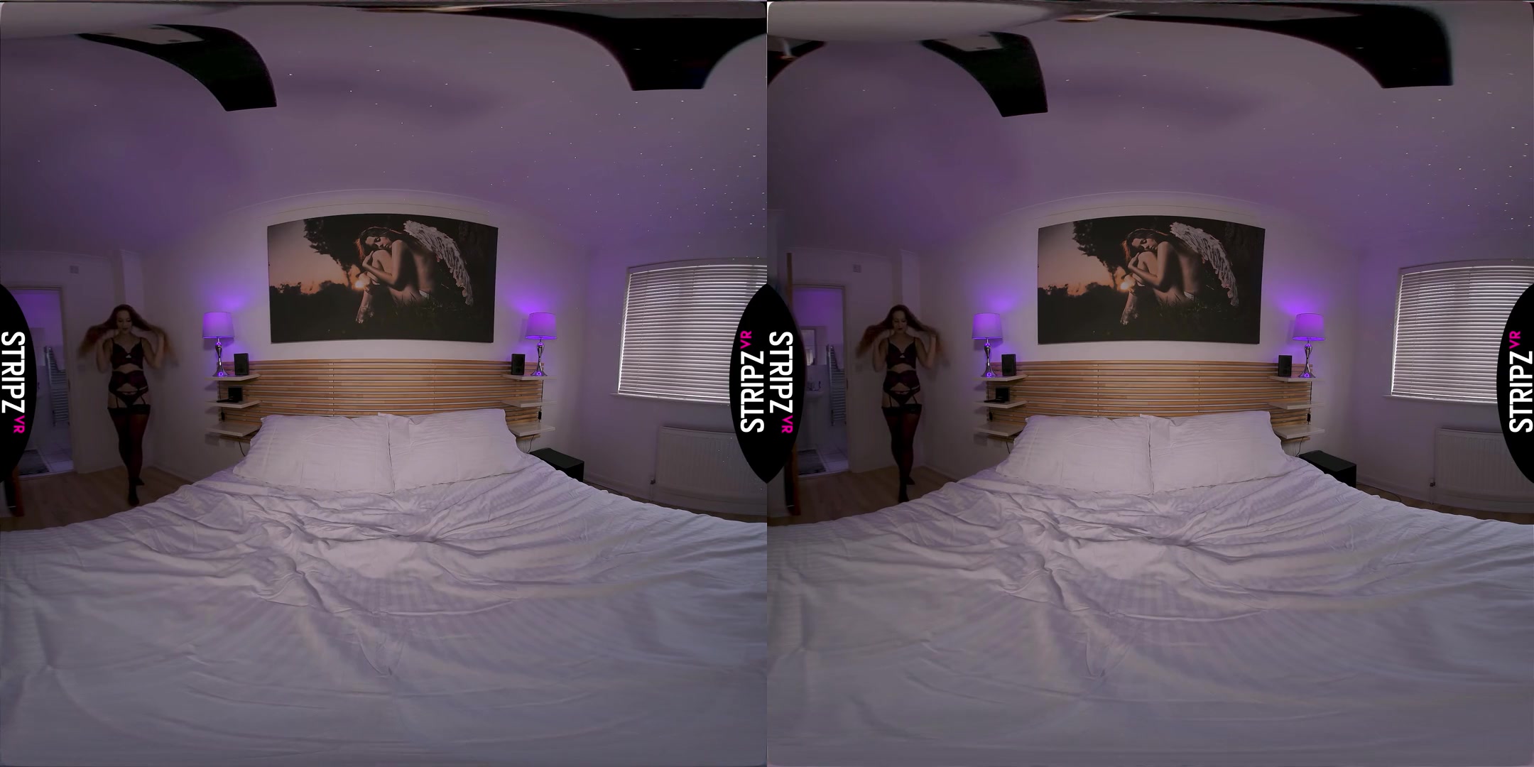 The Art Of Seduction! - Amazing Babe Solo Striptease on the Bed