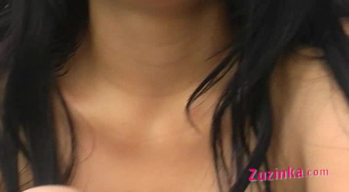 Zuzinka shows pussy and does sex chat at the pool