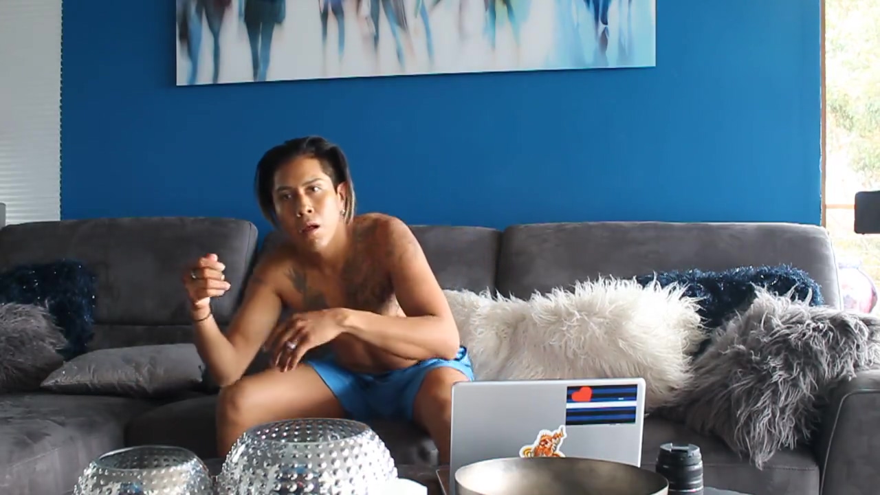 Sneaky Jerk Off While Step daddy Is In The Other Room