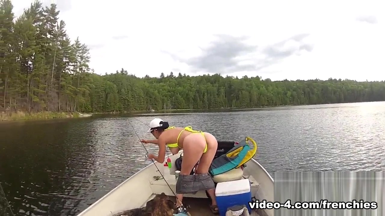 Bianca Fishing In Her Micro Bikini - KinkyFrenchies