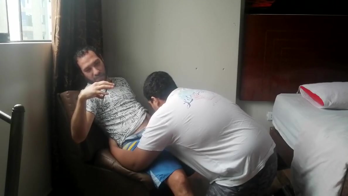 Getting A Visit From A Young Bear Who Wants My Cock
