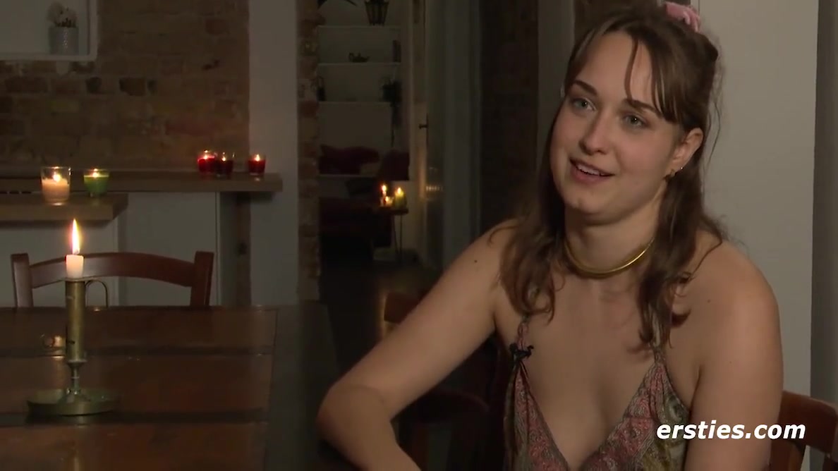 Leoni Stands On Clothespins On Her Labia