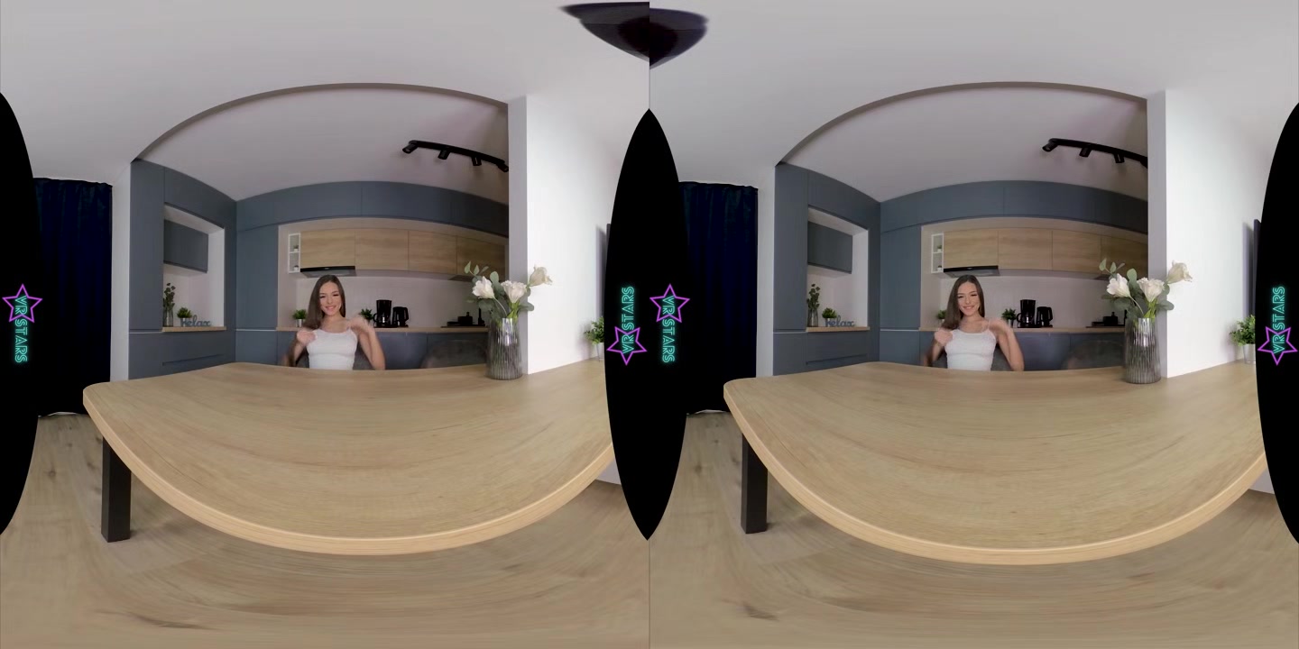 Stuffing My Pussy On The Kitchen Table - VRStars