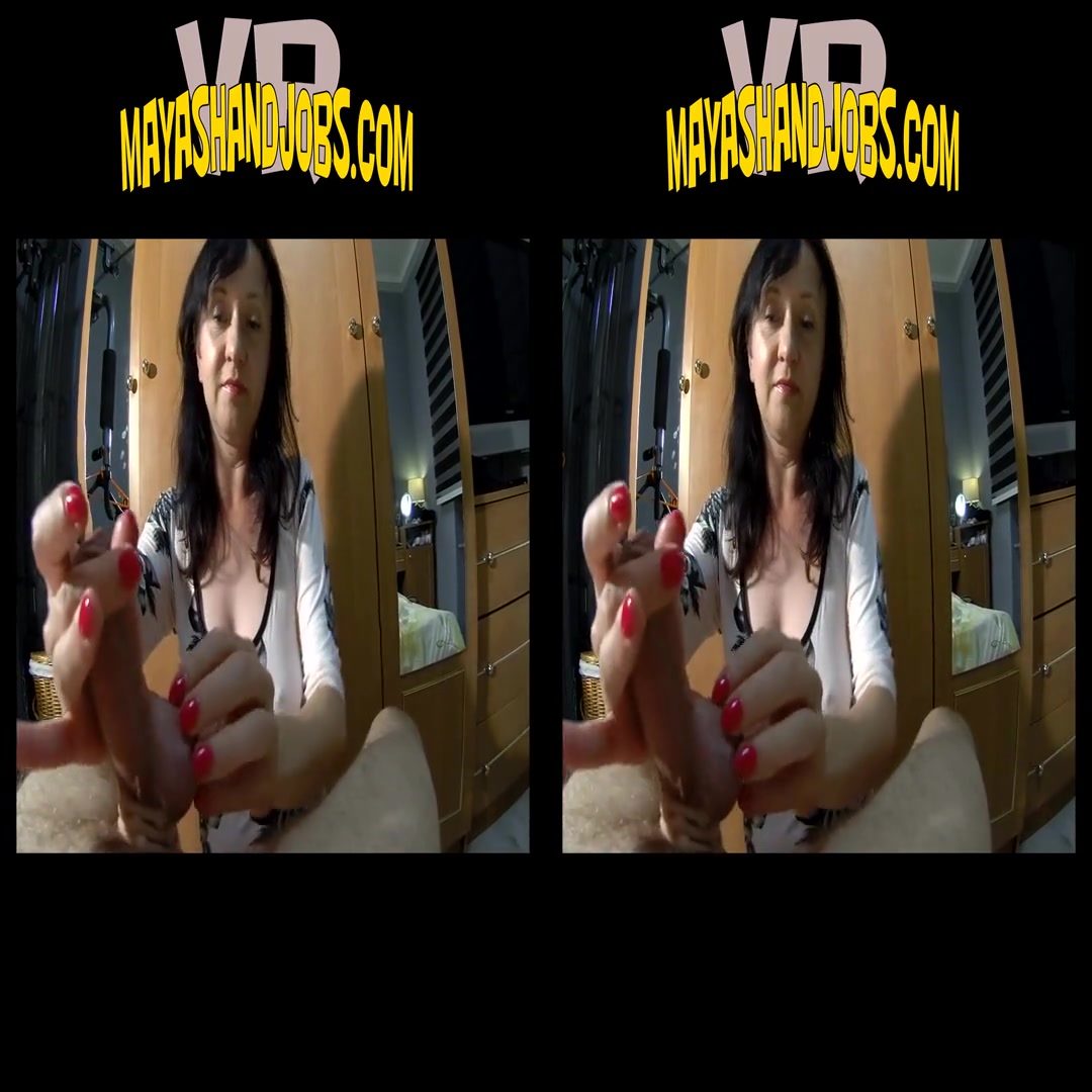 Maya in Cock And Balls Fun With 2 Cumshots - MayasHandjobsVR