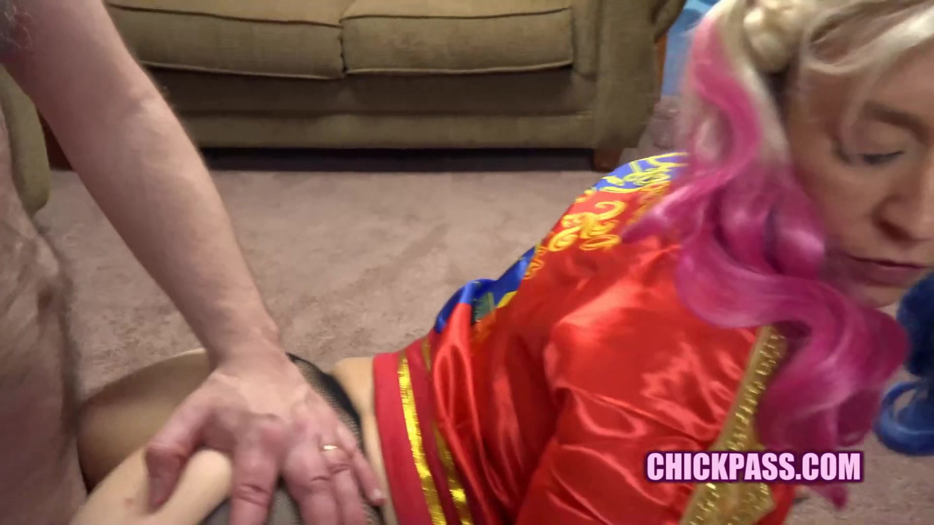ChickPass - Naughty nympho Nicci Taylor is in a sexy costume while she fucks