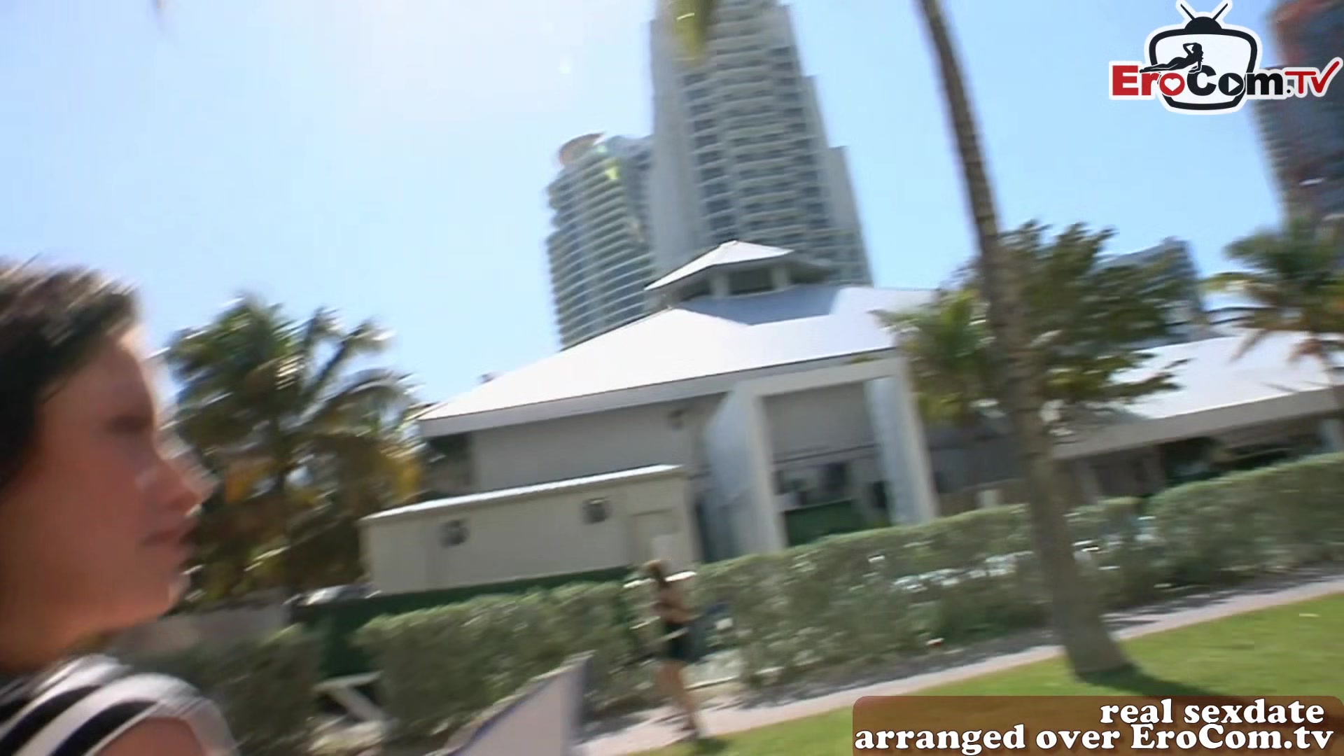 British brunette small tits teen 18+ pick up on street for porn casting