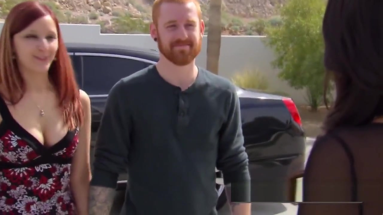 Gingers foreplay with other horny couples out by the poolside