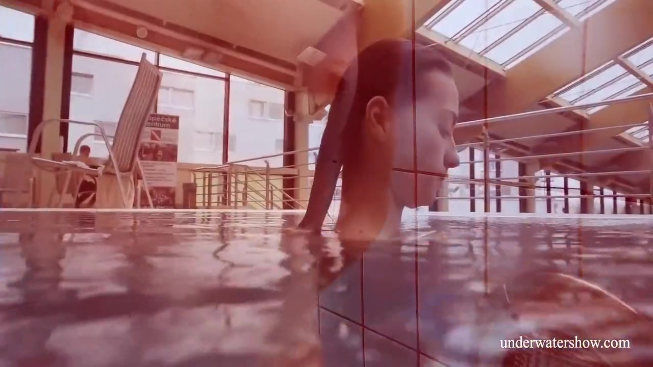 Martina Gorgeous Redhead Teenie Big Tits Swimming