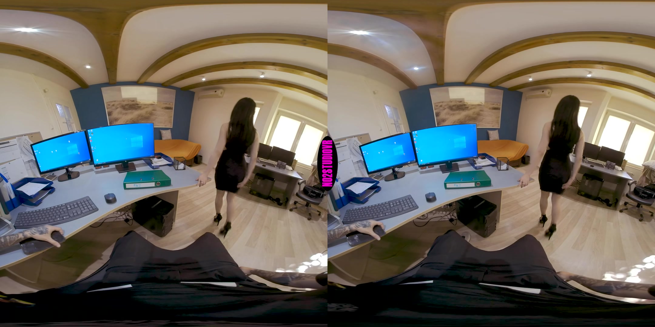 At the Office - Busty Secretary - No2StudioVR