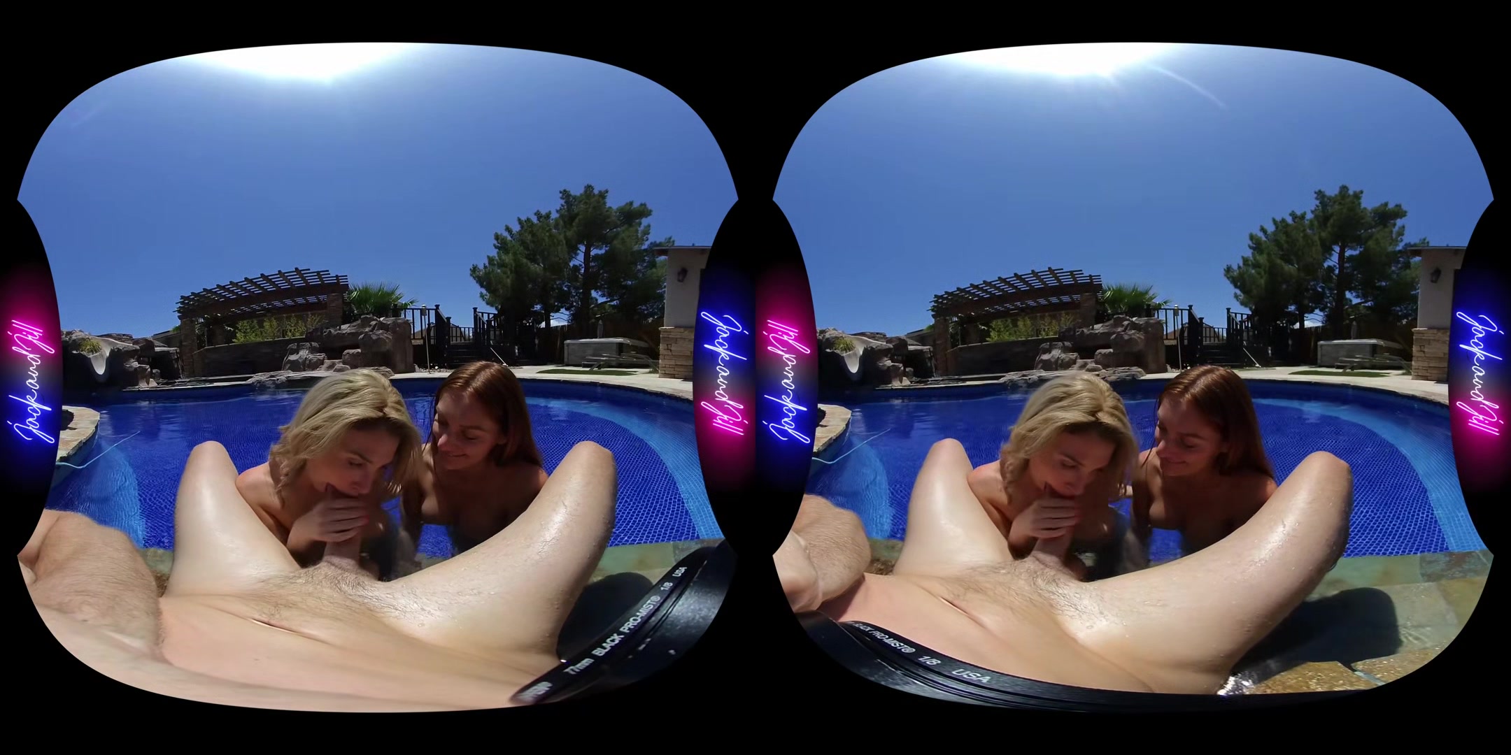 Jessi Rae Poolside 3some - Jackandjillvr