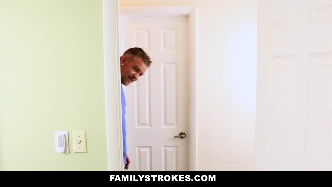 FamilyStrokes - teen 18+ Tied Up and Fucked By Step-Daddy
