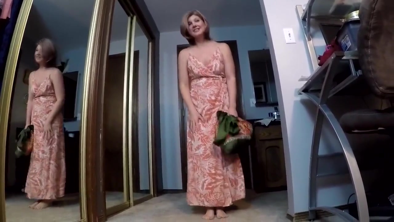Step mommy Tries On New Swimsuits In Front Of Step son