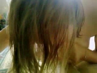 Flower-pattern panties attaches to blowjob some passion