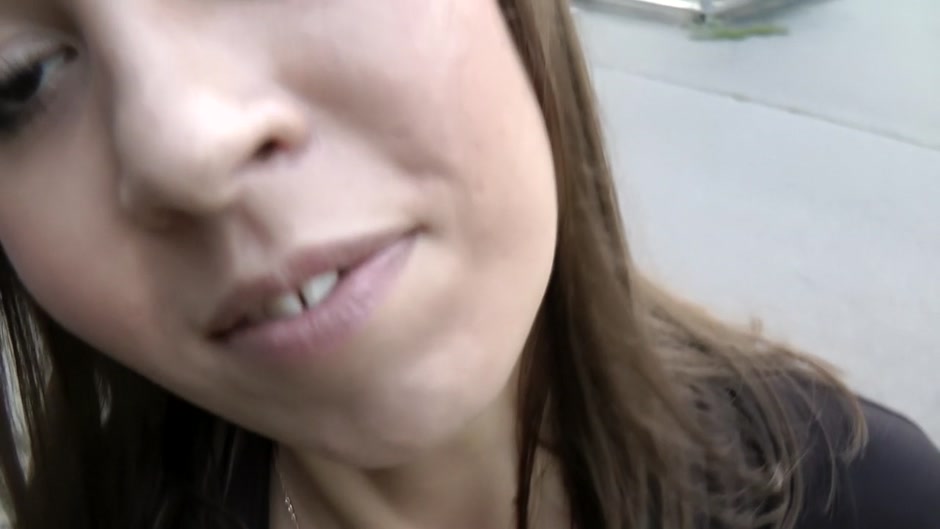Cute girl sucks dick and rides it in the outdoors