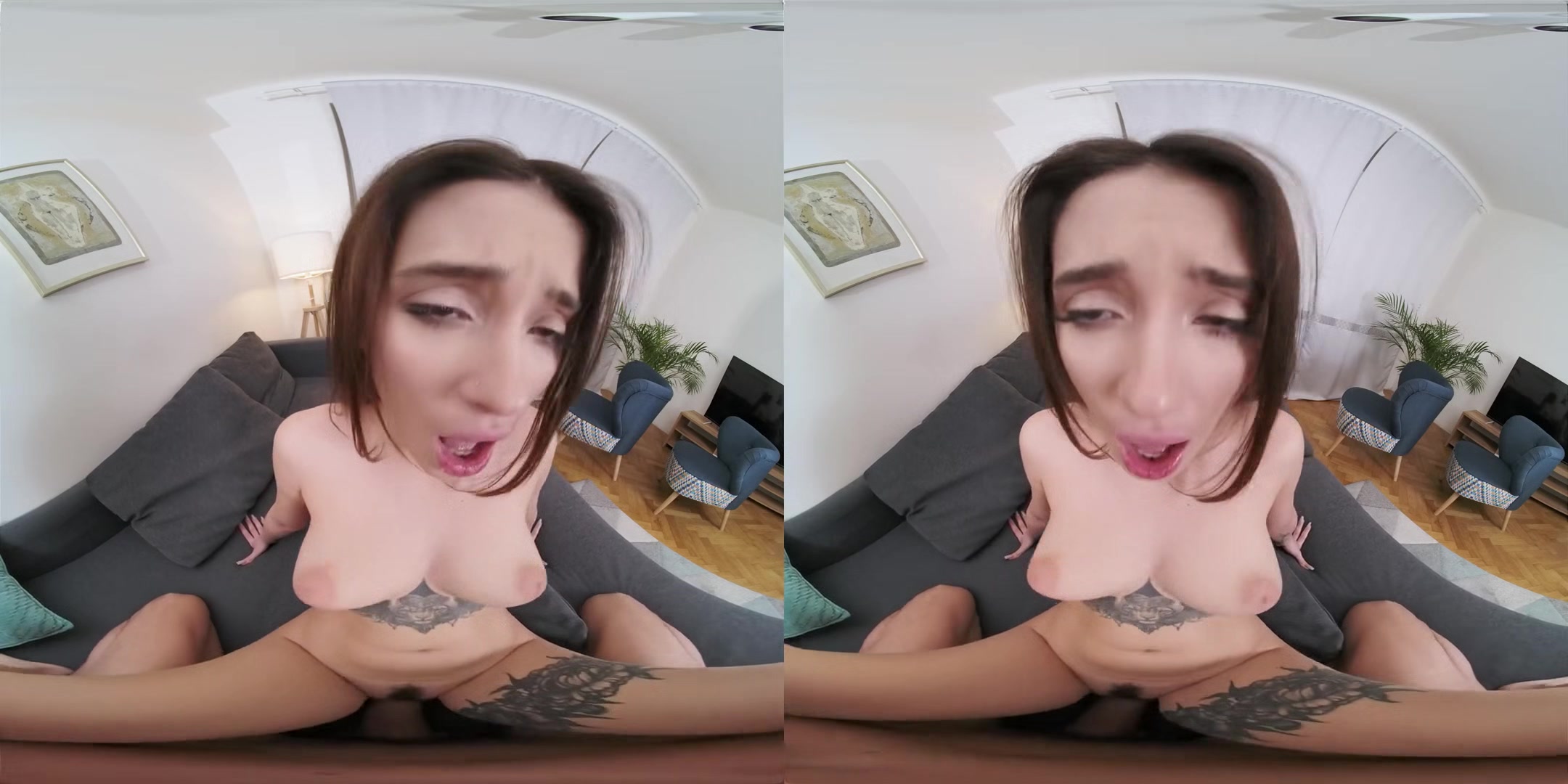 Hot Pizza - Busty Virtual Girlfriend Experience Blowjob and Sex HD VR