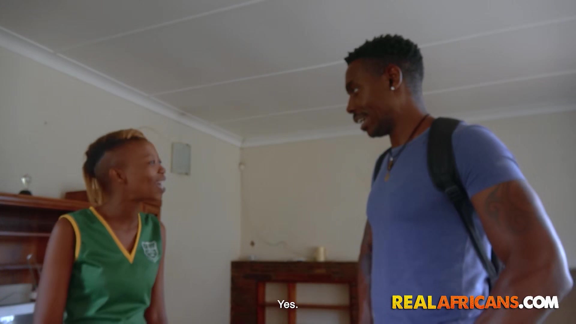 Ghanese Tantine Sucking Personal Trainers Fat Black Cock!