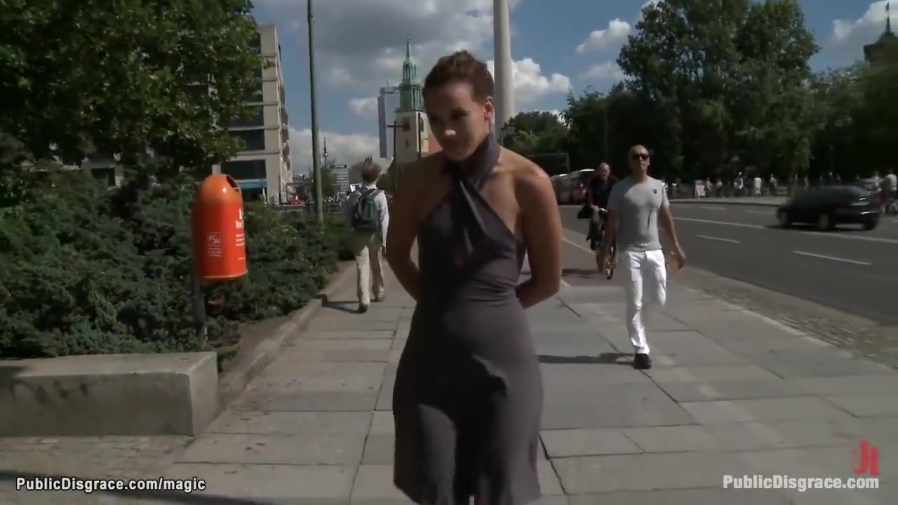 Clamped Nipples Babe Public Fucked