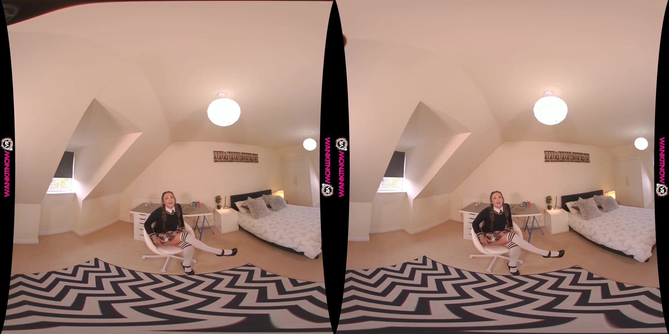 Study Slut - Cute British Babe Virtual Reality Blowjob