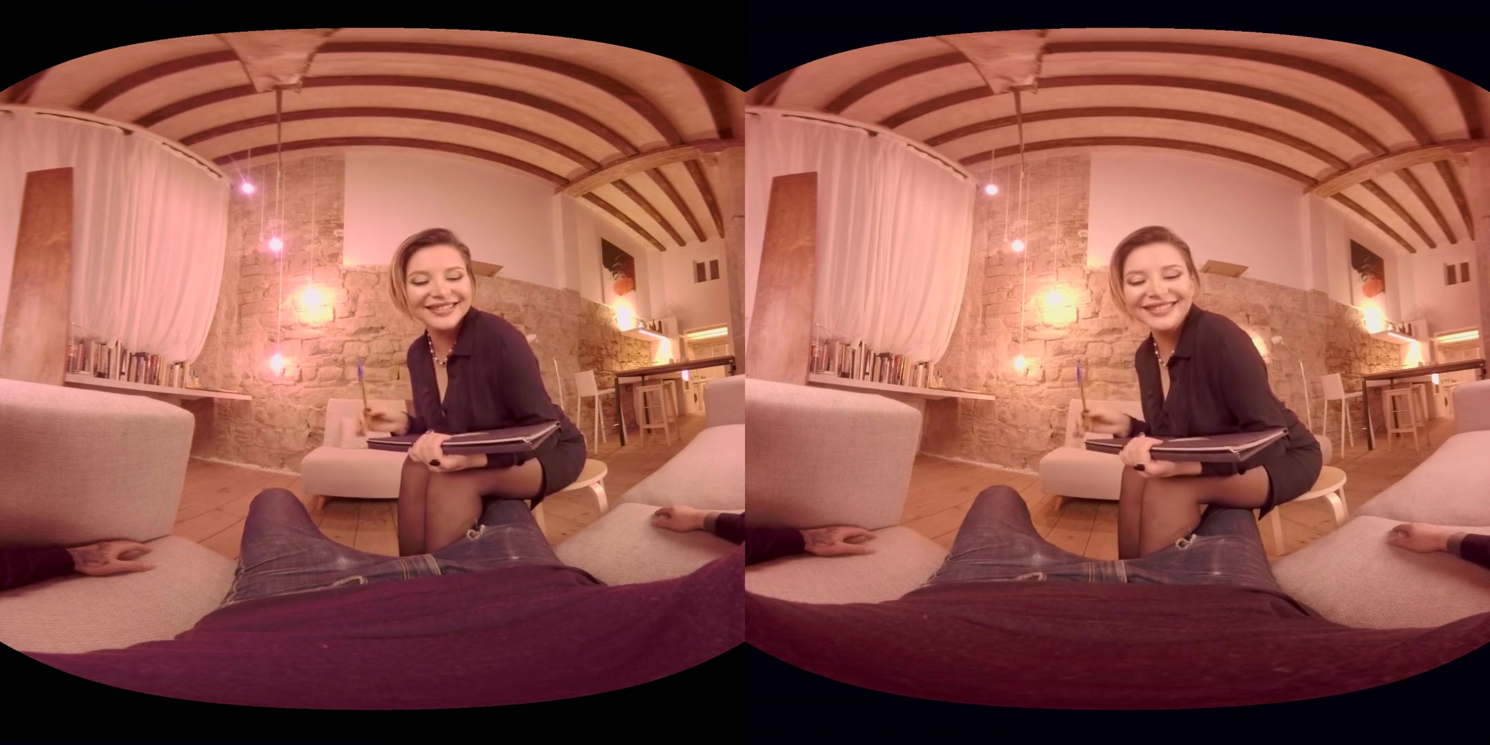 Anna Polina in French Class - VirtualRealPorn