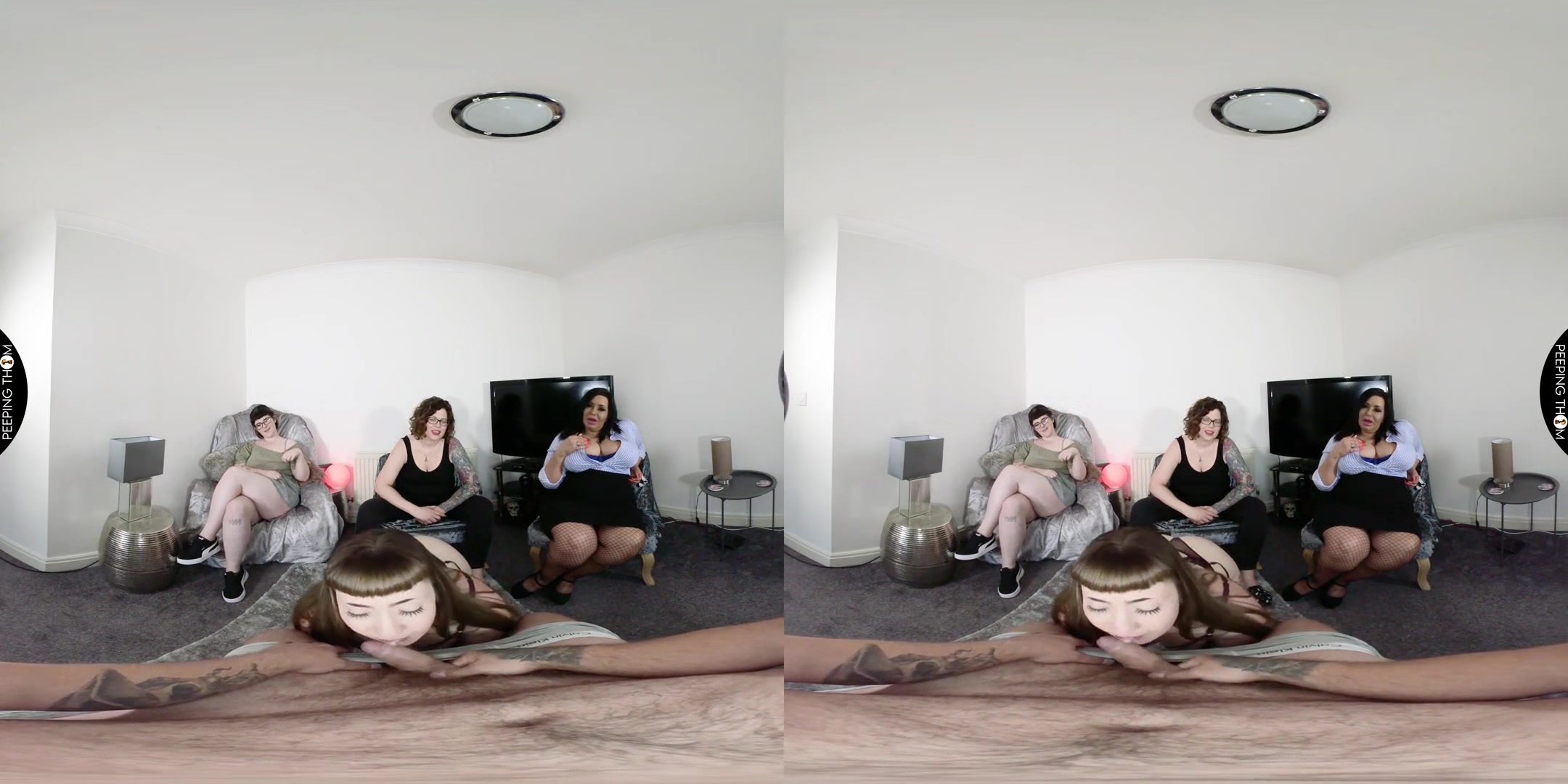 Blowjob Party; Four MILFS Take Turns with Your Dick