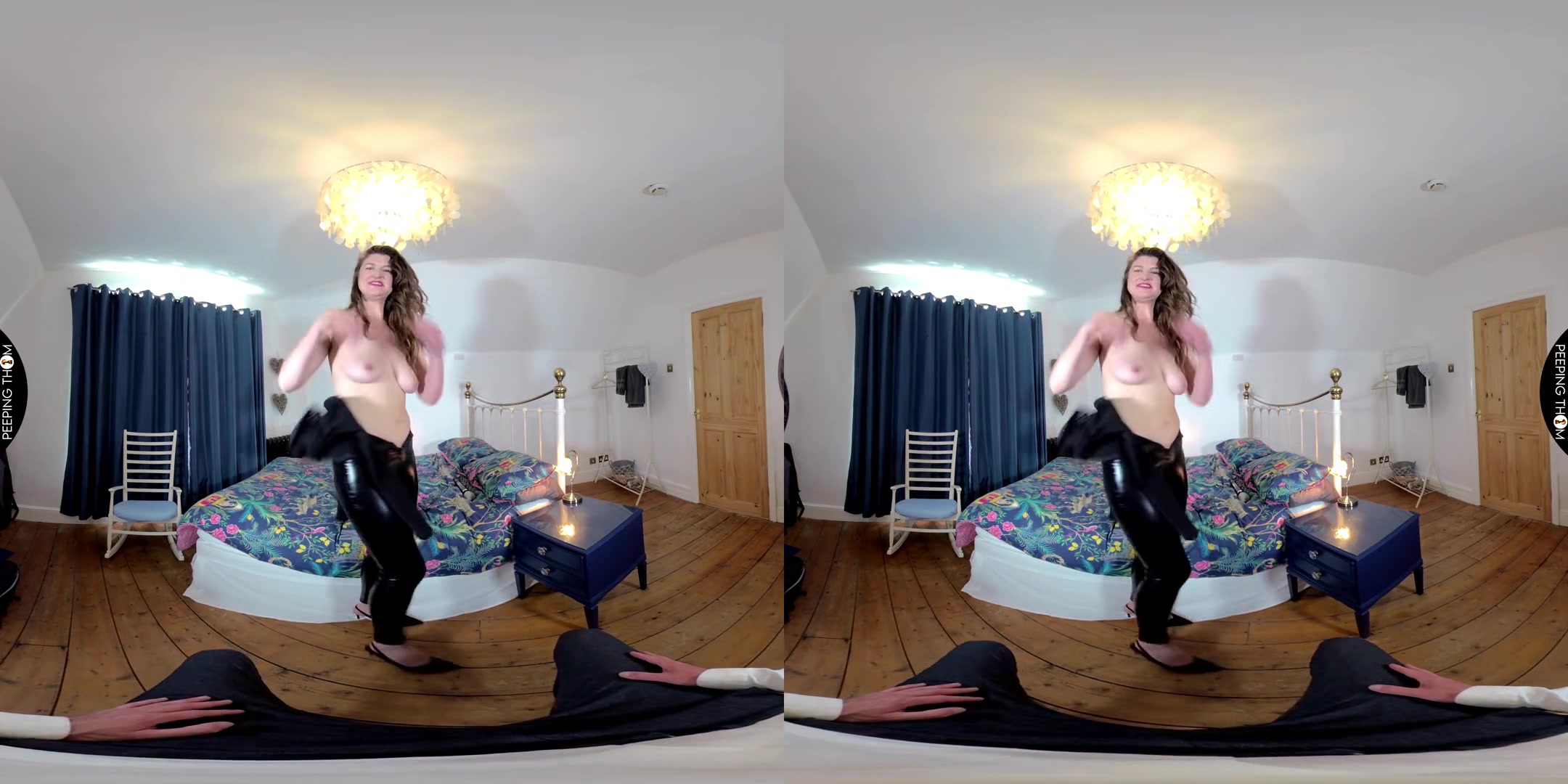 Felicity De Fiend - Wank For Me; British Amateur Solo in PVC Catsuit