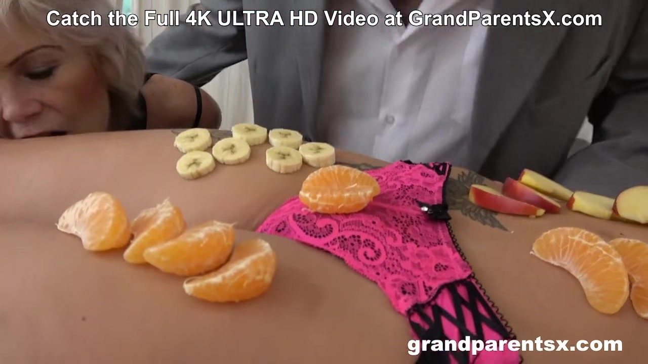 Old Pervs use me as a Fucking Food Table - Grandparentsx