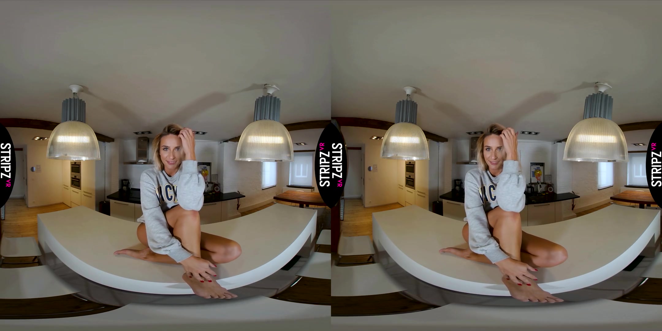Tantalize - Fit Blonde Solo Model Striptease - SexLikeReal