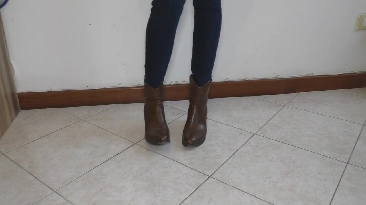 My Boots Bootjob And Cum On Them