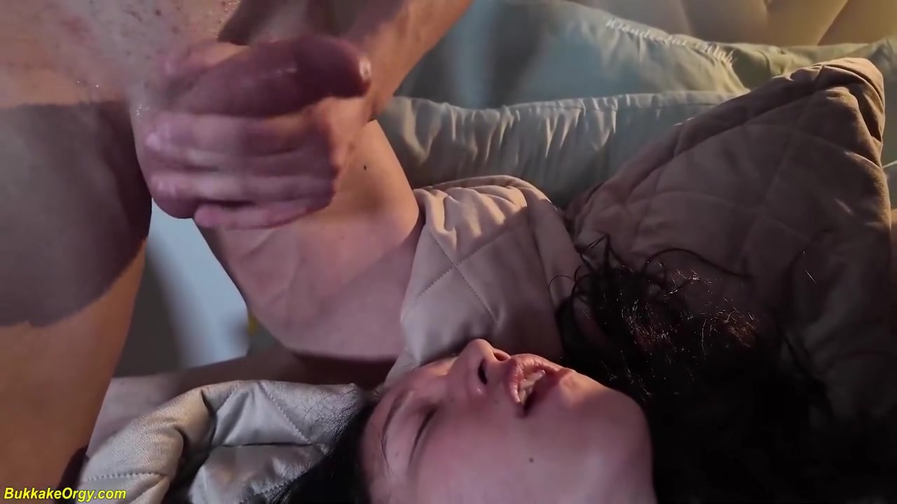Her First Dp Bukkake Gangbang Orgy