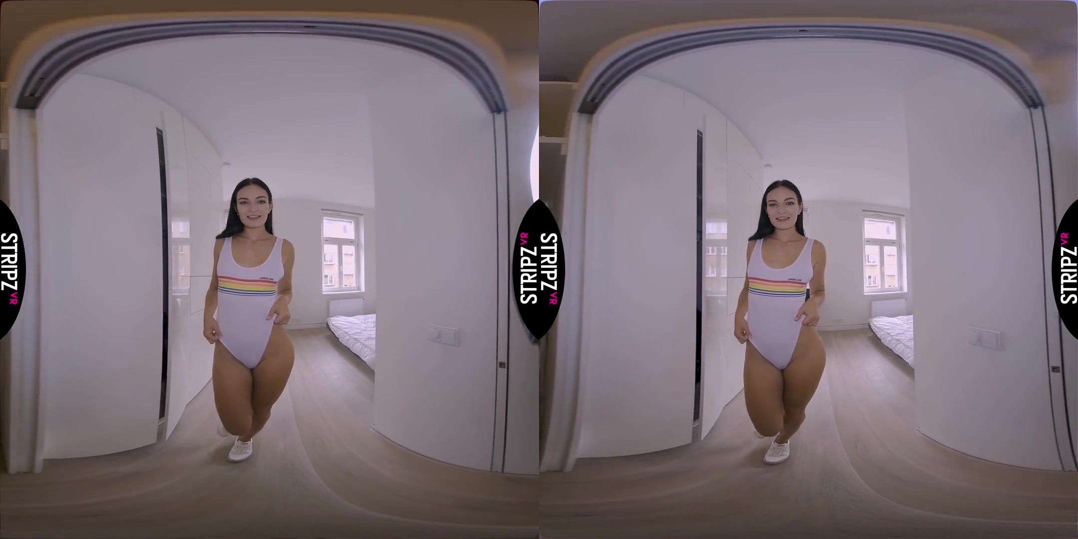 Lovers Love - Cute Babe Solo Striptease and Masturbation