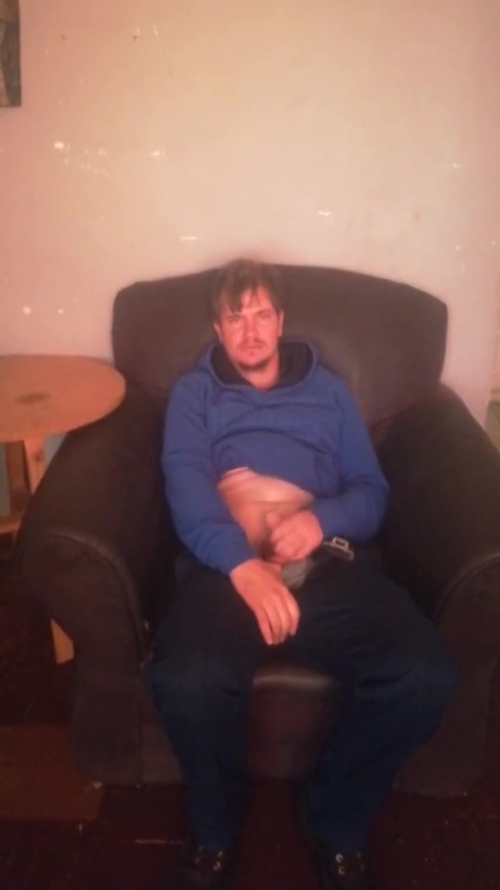 Girlfriend Recorded Me Playing With My Cock On Couch