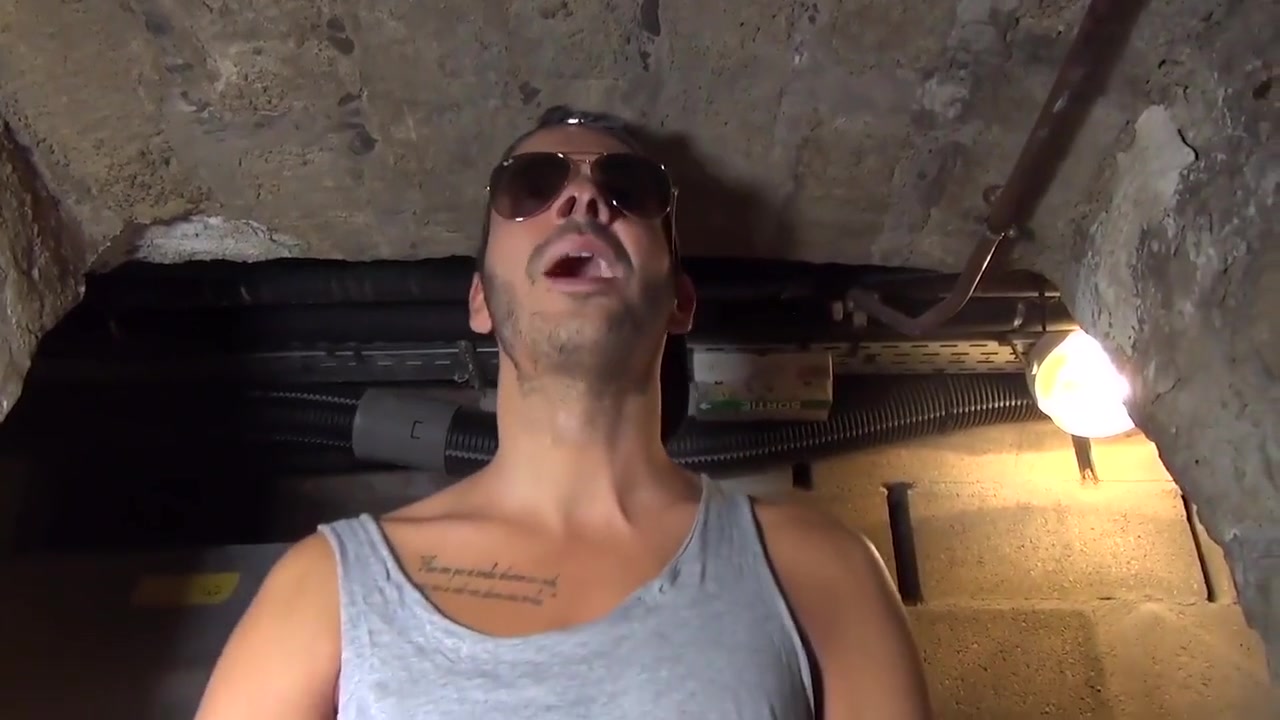 Bastard Empty-balls, Kneeling In A Cellar - Gay Porn
