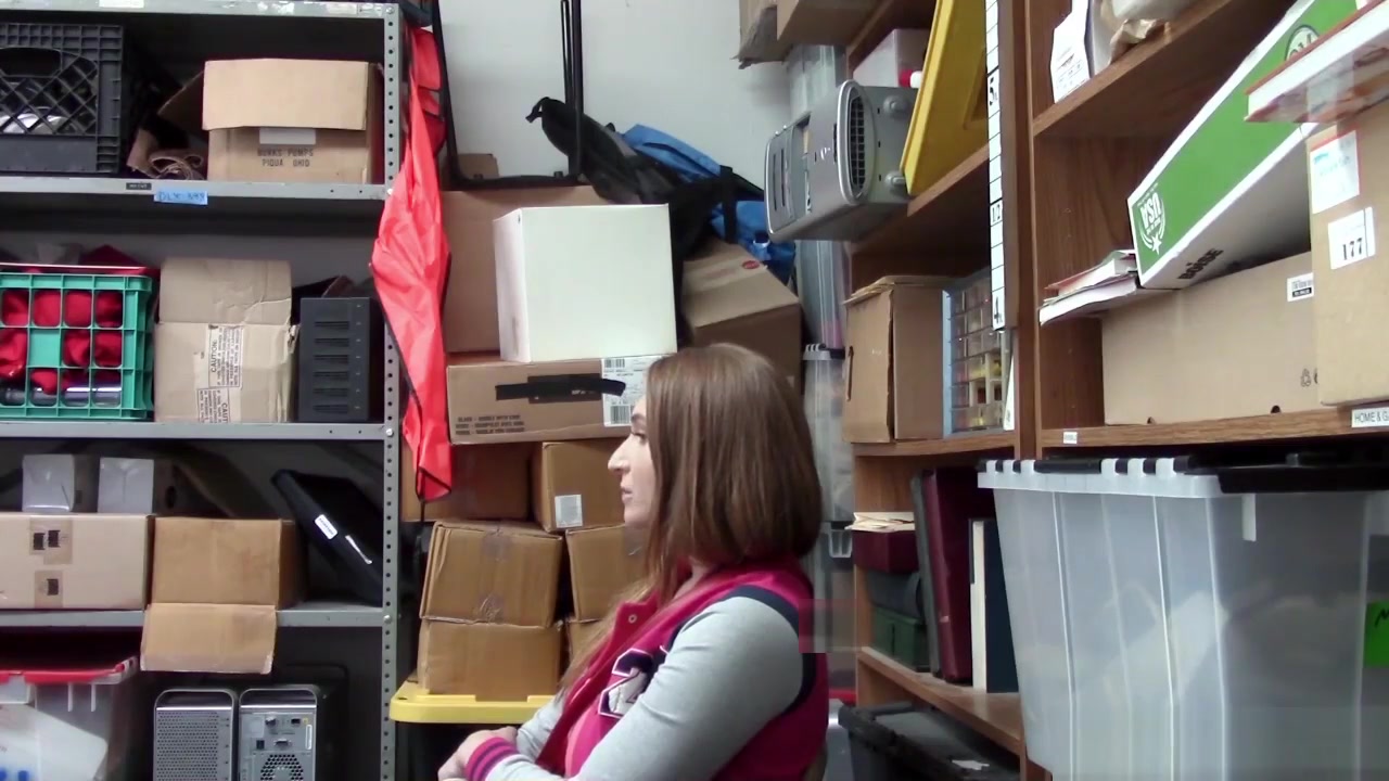 Time to cock feed shoplyfter Skylar Snow as the consequence of their actions