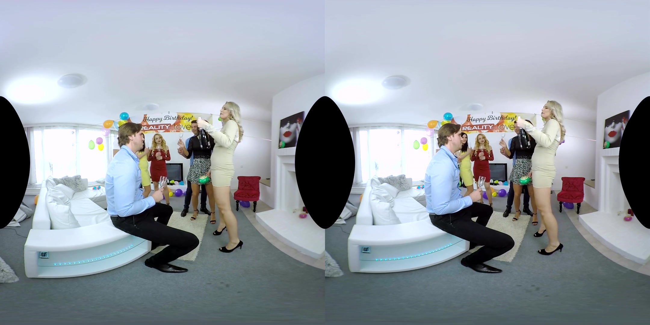 Nikky Dream & Vanessa Decker & Lucia Denvile & Rebeka Black in The Great Birthday Orgy - - RealityLovers
