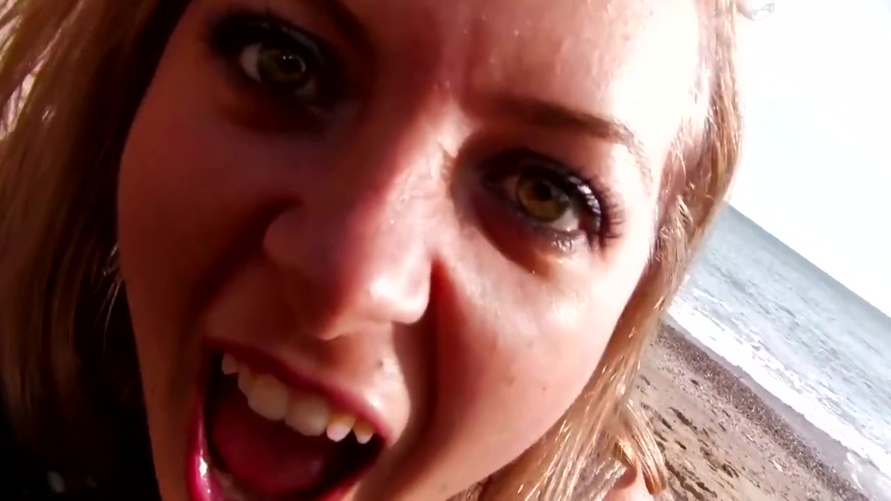 A Slut With Two Soft Breasts And Blonde Hair Is Ready For Some Ass Fucking On The Beach