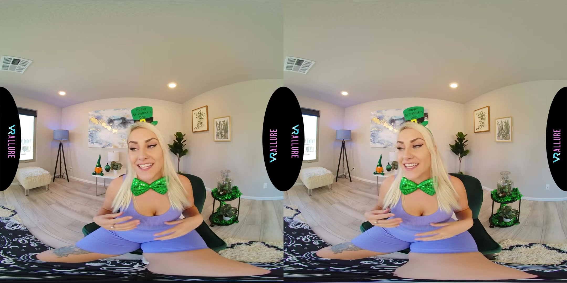 An Irish Lesson - Busty Fit Blonde Solo and Fucking Tommy Torso