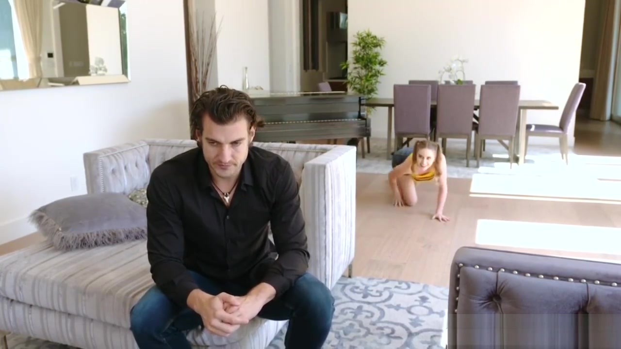 teen 18+ Laney Grey gets licked and fucked by her guy babysitter