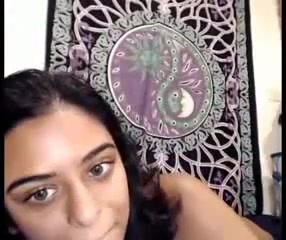 Indian couple fooling around on webcam