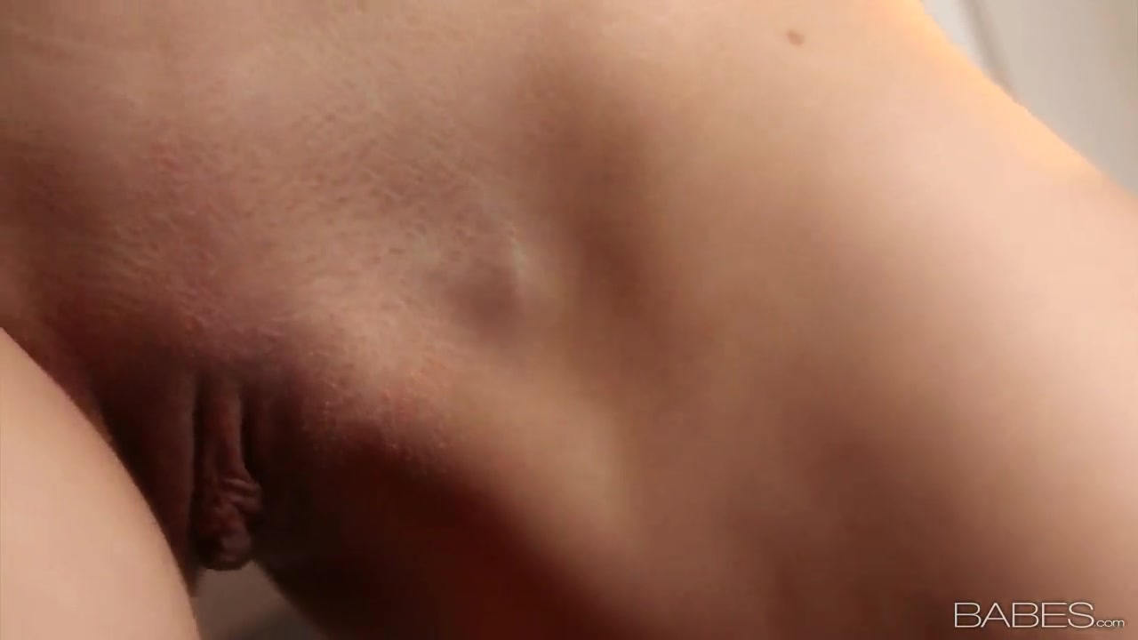 Glamour beauty Megan Salinas plays with twat
