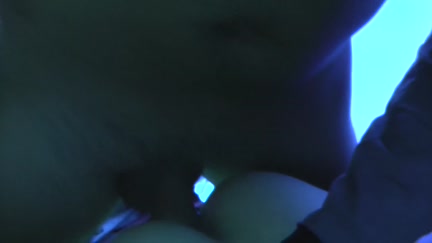 Youthful blond engulfing in the solarium