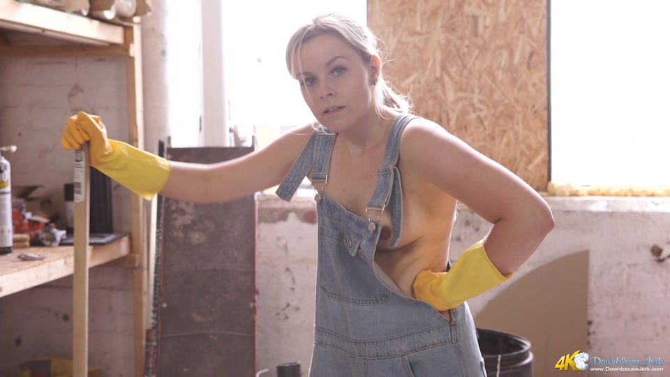 Anna Belle in Do The Dirty Work - DownblouseJerk
