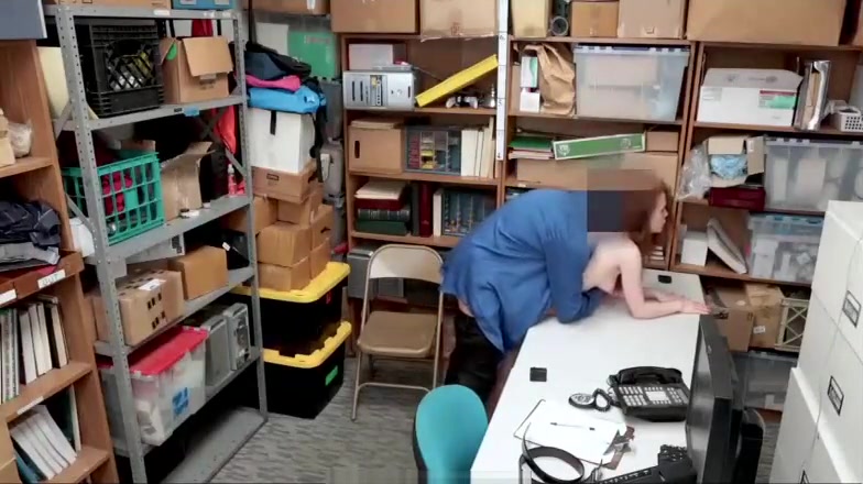 Hot Redhead teen 18+ Steals From Store And Gets Fucked