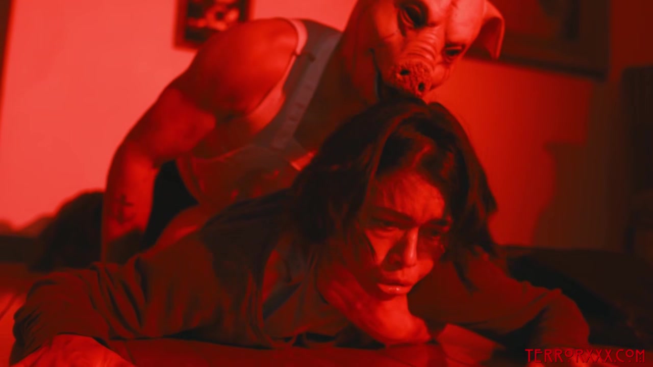 Frightened babe dominated and banged by masked creep